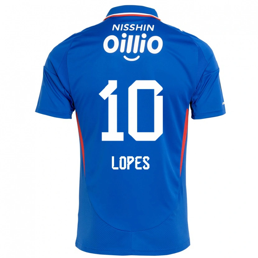 Danxen Dětské Anderson Lopes #10 Bílá Královská Modrá Domů Hráčské Dresy 2025/26 Dres