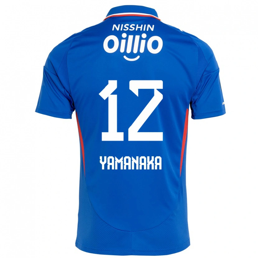 Danxen Dětské Yuki Yamanaka #12 Bílá Královská Modrá Domů Hráčské Dresy 2025/26 Dres