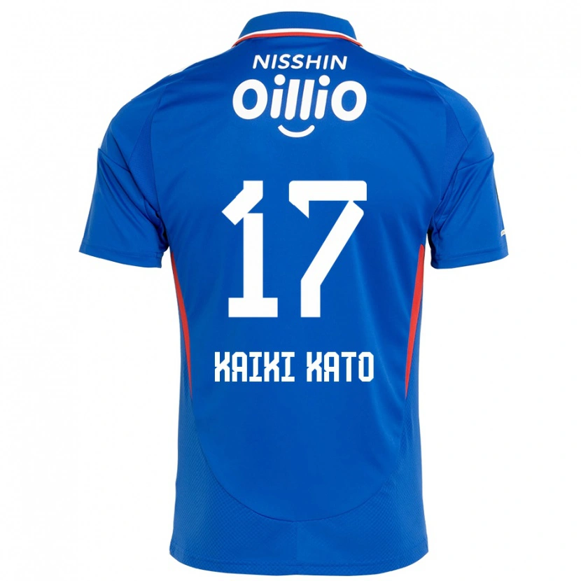 Danxen Dětské Kaiki Kato #17 Bílá Královská Modrá Domů Hráčské Dresy 2025/26 Dres