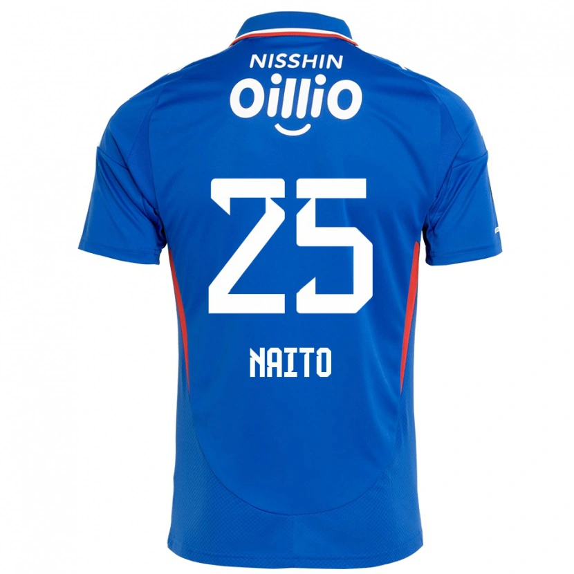 Danxen Dětské Kiyomu Naito #25 Bílá Královská Modrá Domů Hráčské Dresy 2025/26 Dres