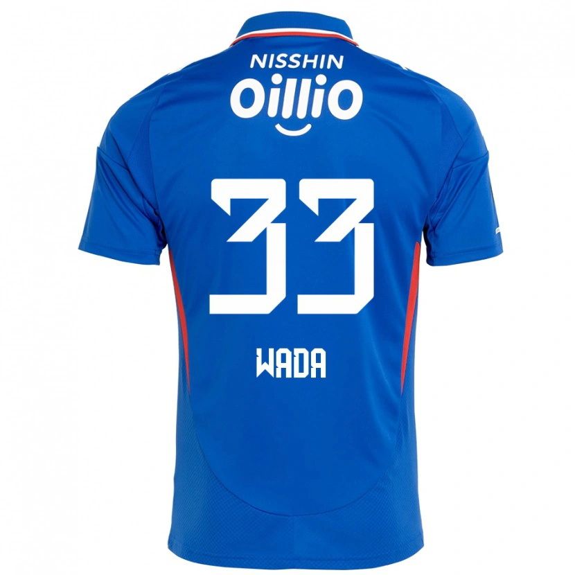 Danxen Dětské Takuya Wada #33 Bílá Královská Modrá Domů Hráčské Dresy 2025/26 Dres