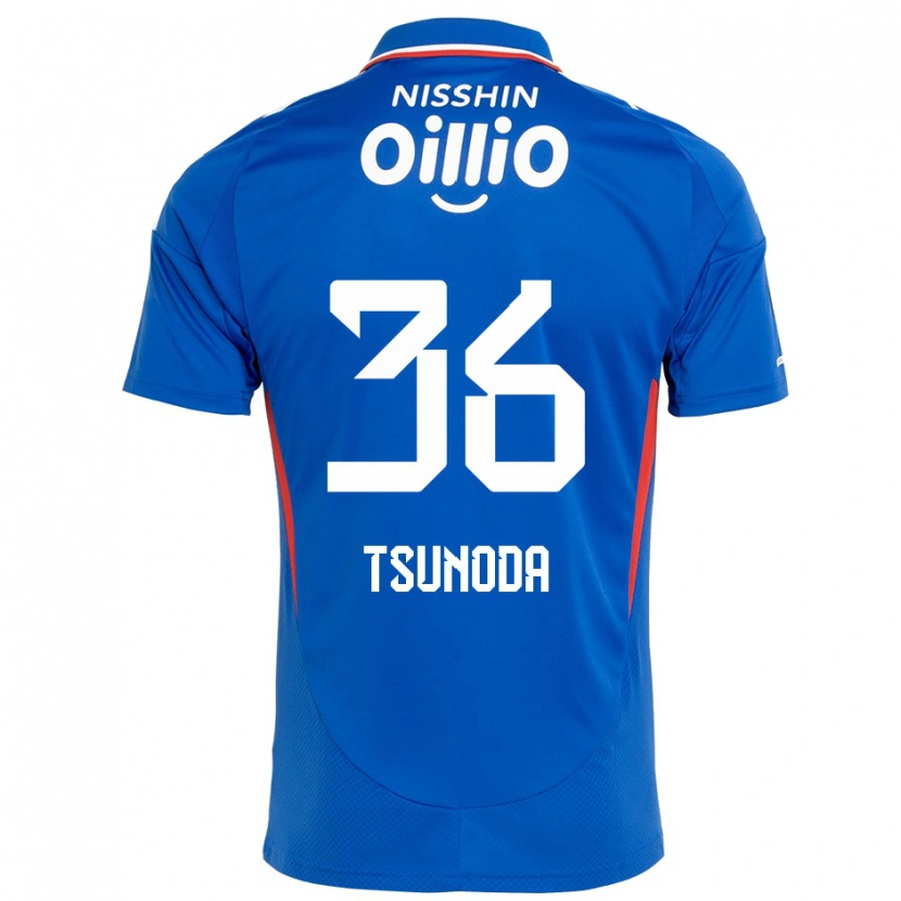 Danxen Dětské Ryotaro Tsunoda #36 Bílá Královská Modrá Domů Hráčské Dresy 2025/26 Dres