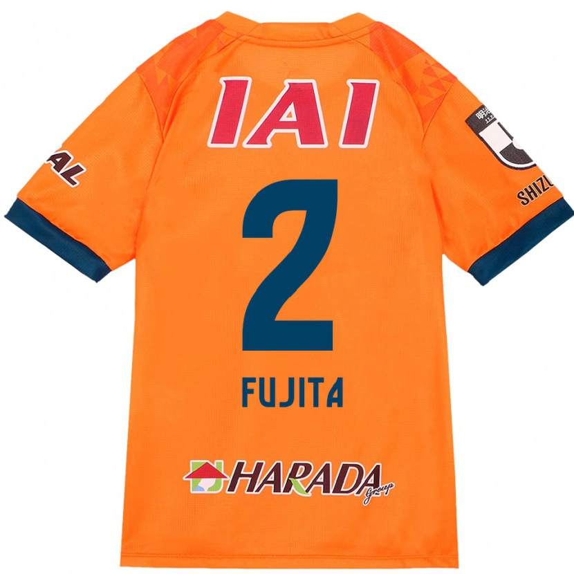 Danxen Dětské Shunsuke Fujita #2 Oranžová Červená Domů Hráčské Dresy 2025/26 Dres