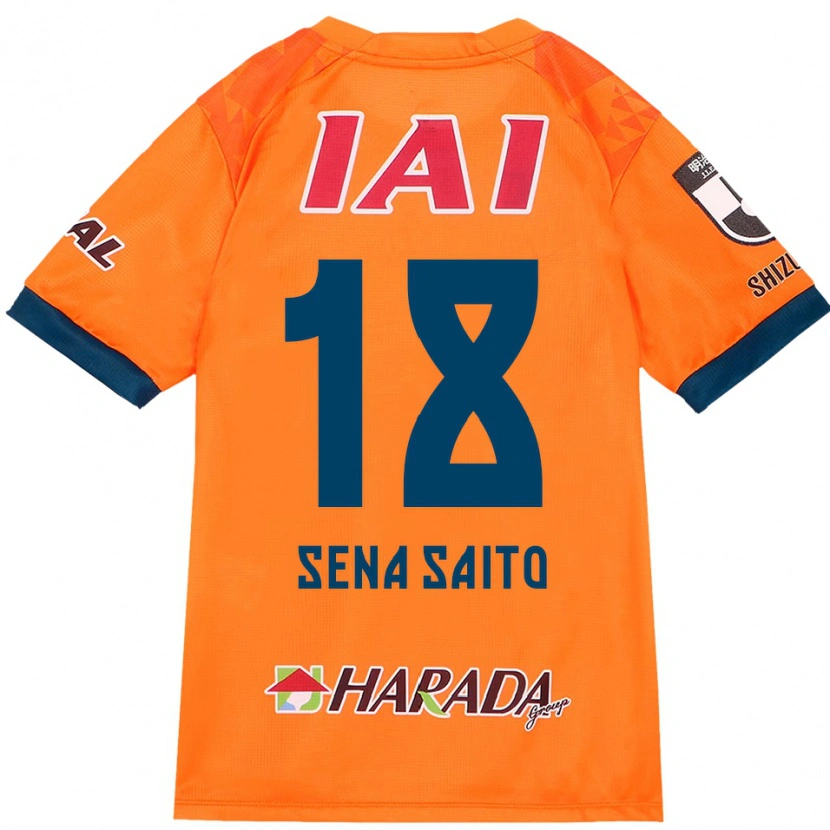 Danxen Dětské Sena Saito #18 Bílá Královská Modrá Domů Hráčské Dresy 2025/26 Dres