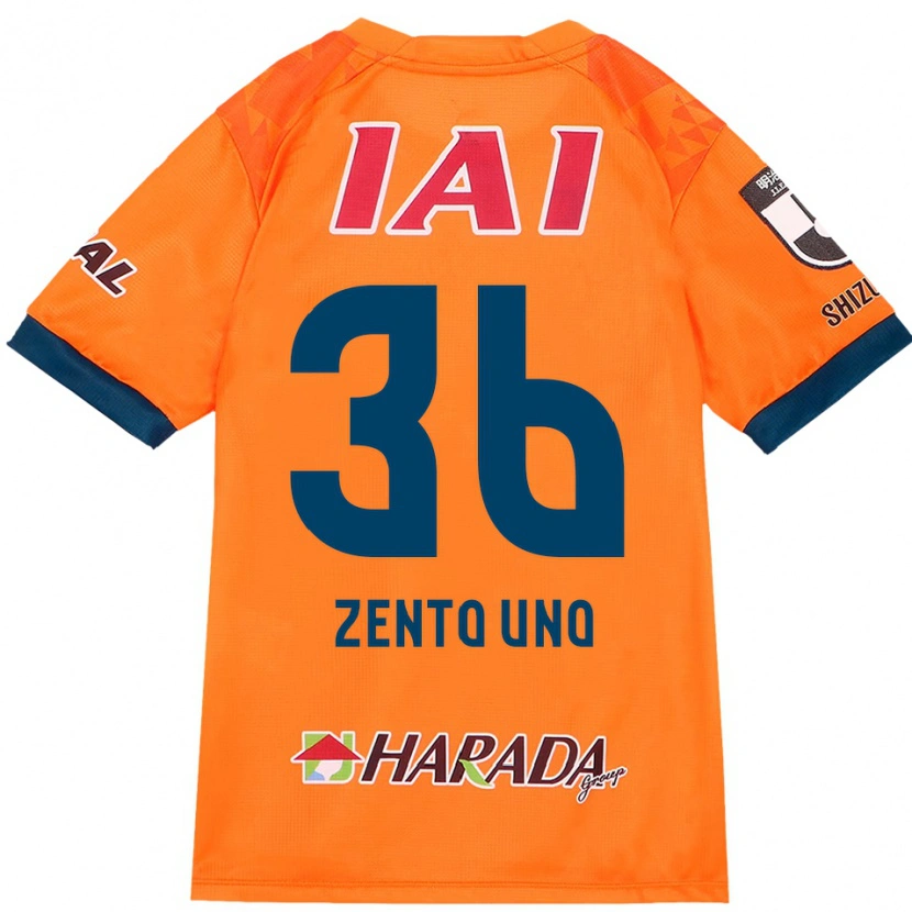 Danxen Dětské Zento Uno #36 Oranžová Červená Domů Hráčské Dresy 2025/26 Dres