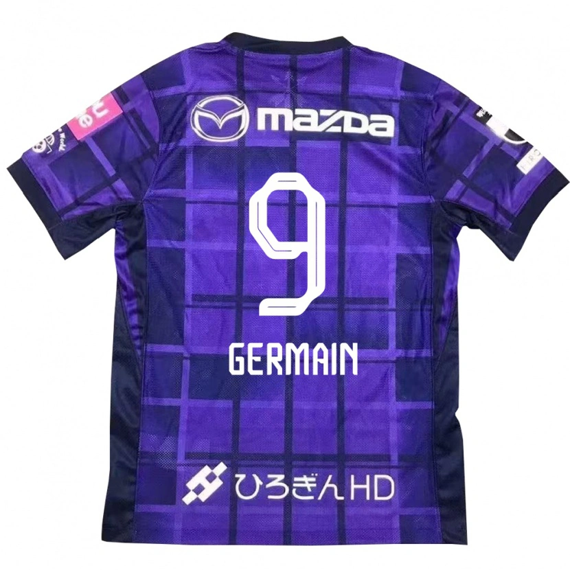 Danxen Dětské Ryo Germain #9 Bílá Oranžová Domů Hráčské Dresy 2025/26 Dres