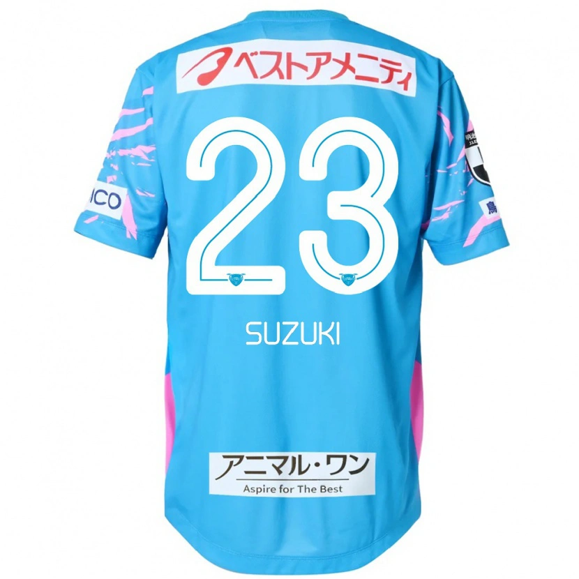Danxen Dětské Yuki Suzuki #23 Bílá Růžová Domů Hráčské Dresy 2025/26 Dres