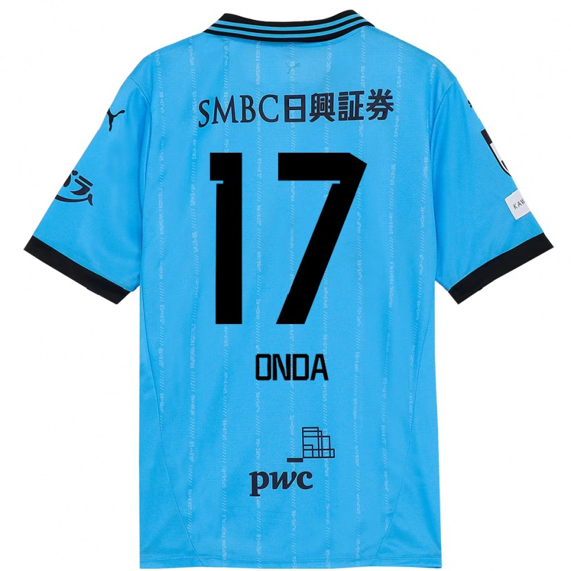 Danxen Dětské Yutaro Onda #17 Bílá Nebesky Modrá Domů Hráčské Dresy 2025/26 Dres