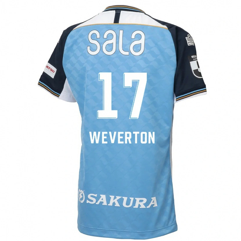 Danxen Dětské Weverton #17 Bílá Černá Domů Hráčské Dresy 2025/26 Dres