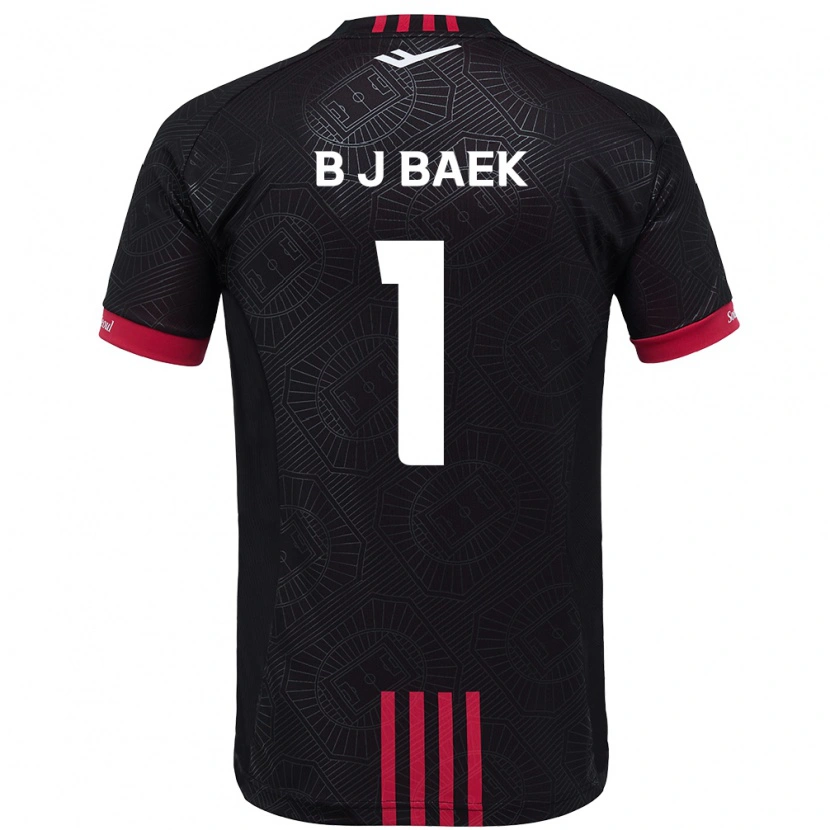 Danxen Dětské Jong-Beom Baek #1 Bílá Černá Domů Hráčské Dresy 2025/26 Dres