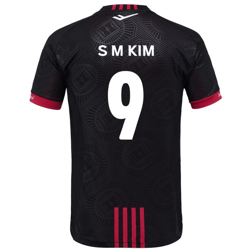 Danxen Dětské Min-Sung Kim #9 Bílá Černá Domů Hráčské Dresy 2025/26 Dres