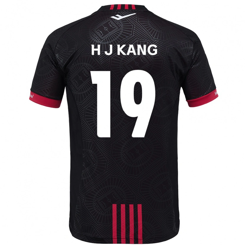 Danxen Dětské Ju-Hyeok Kang #19 Bílá Černá Domů Hráčské Dresy 2025/26 Dres