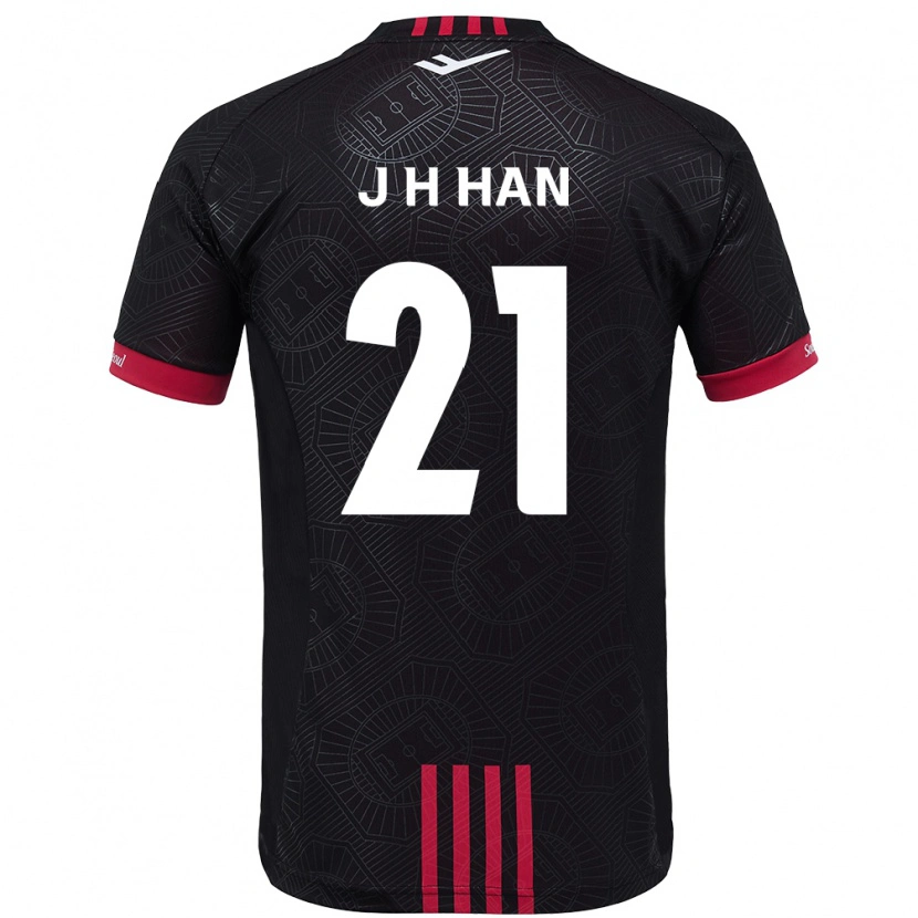 Danxen Dětské Jun-Hee Han #21 Bílá Černá Domů Hráčské Dresy 2025/26 Dres