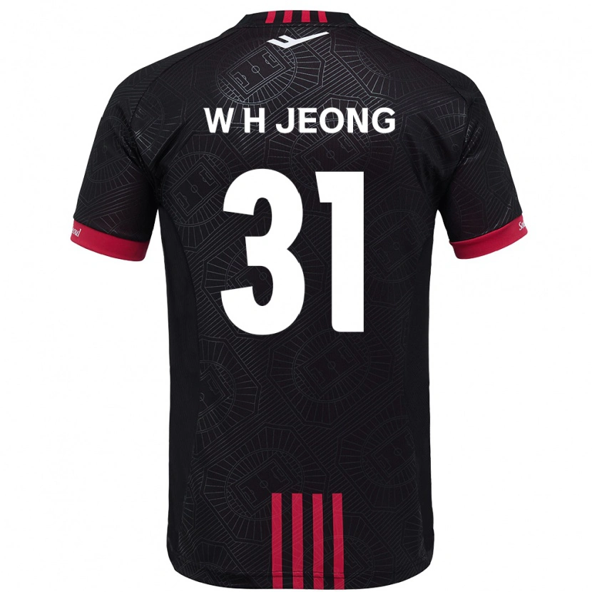 Danxen Dětské Hyun-Woong Jeong #31 Bílá Černá Domů Hráčské Dresy 2025/26 Dres