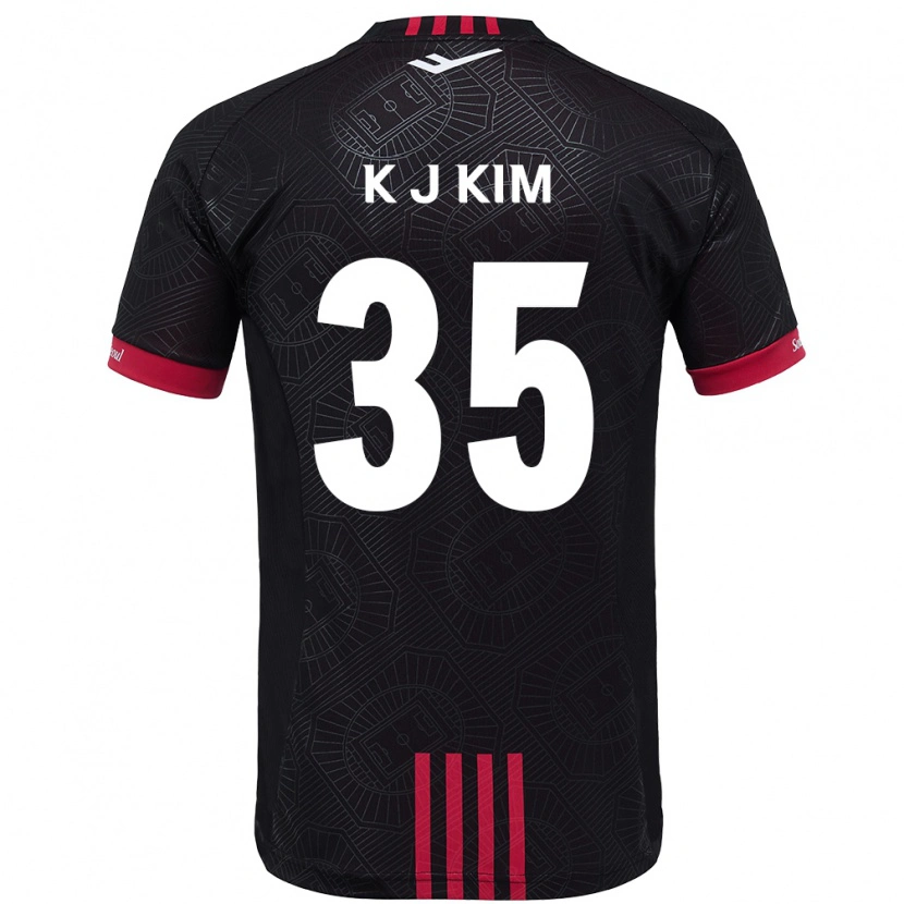 Danxen Dětské Kang-Jun Kim #35 Bílá Černá Domů Hráčské Dresy 2025/26 Dres