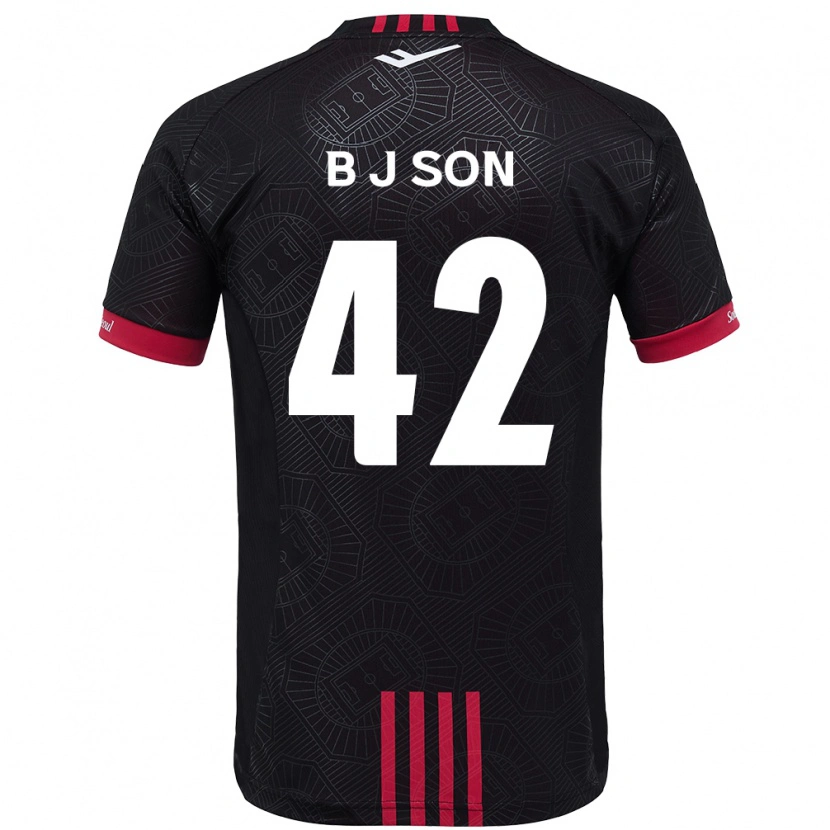 Danxen Dětské Jeong-Beom Son #42 Bílá Černá Domů Hráčské Dresy 2025/26 Dres