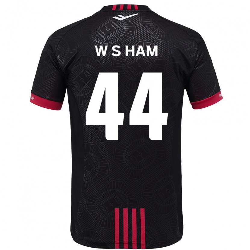 Danxen Dětské Sun-Woo Ham #44 Bílá Černá Domů Hráčské Dresy 2025/26 Dres