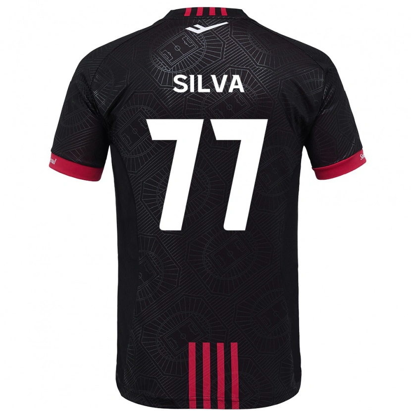 Danxen Dětské Lucas Silva #77 Bílá Černá Domů Hráčské Dresy 2025/26 Dres