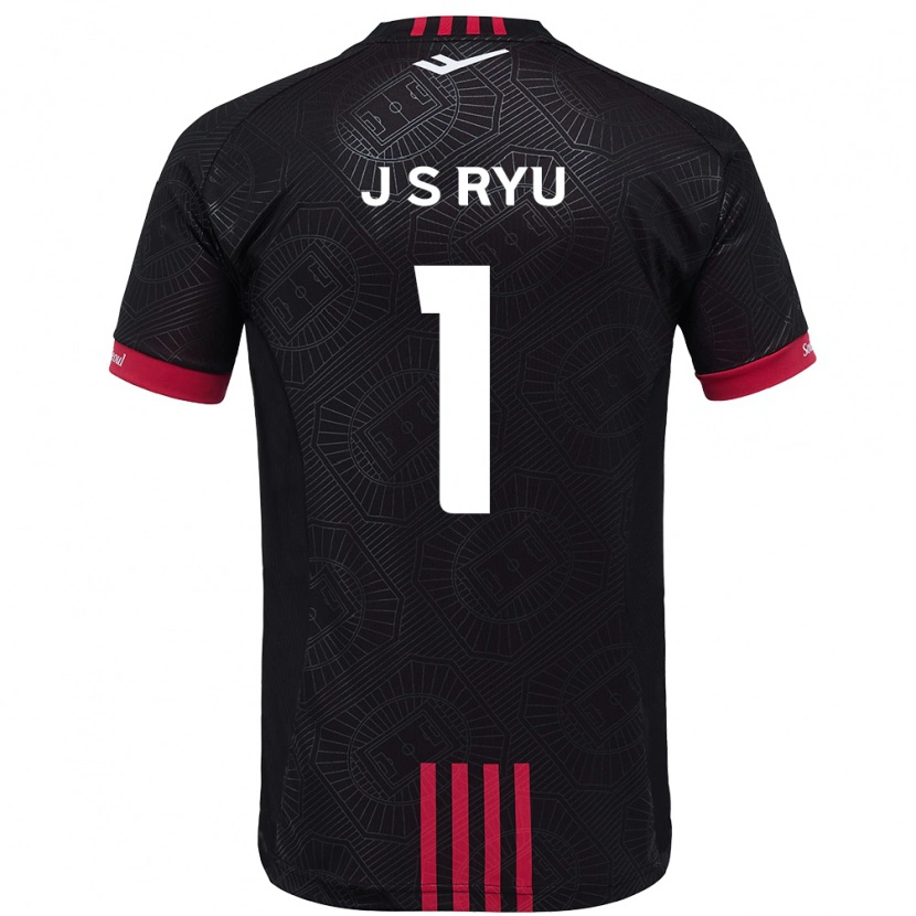Danxen Dětské Ryu Ji-Soo #1 Bílá Černá Domů Hráčské Dresy 2025/26 Dres
