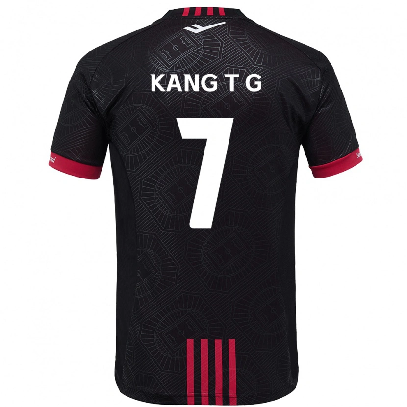 Danxen Dětské Kang Tae-Gyeong #7 Bílá Černá Domů Hráčské Dresy 2025/26 Dres