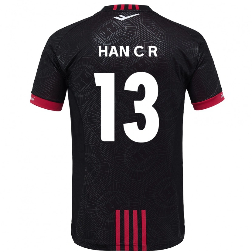Danxen Dětské Han Chae-Rin #13 Bílá Černá Domů Hráčské Dresy 2025/26 Dres