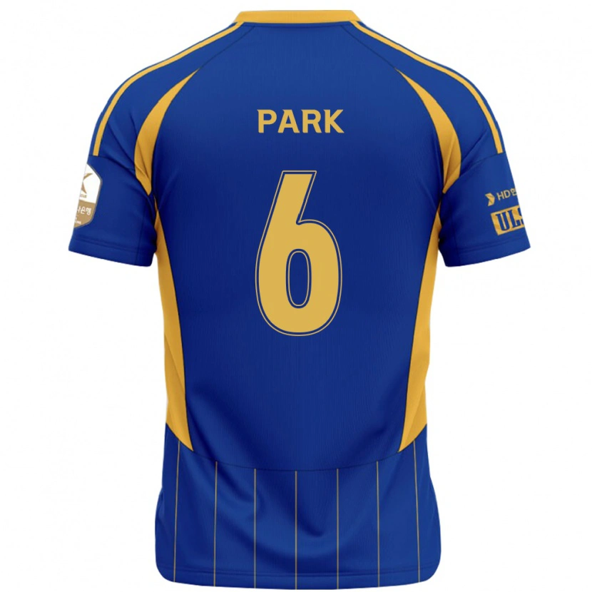 Danxen Dětské Jun Park #6 Bílá Nebesky Modrá Domů Hráčské Dresy 2025/26 Dres