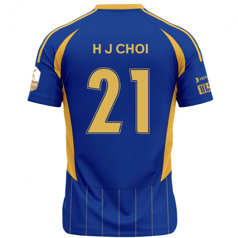 Danxen Dětské Ju-Ho Choi #21 Bílá Nebesky Modrá Domů Hráčské Dresy 2025/26 Dres
