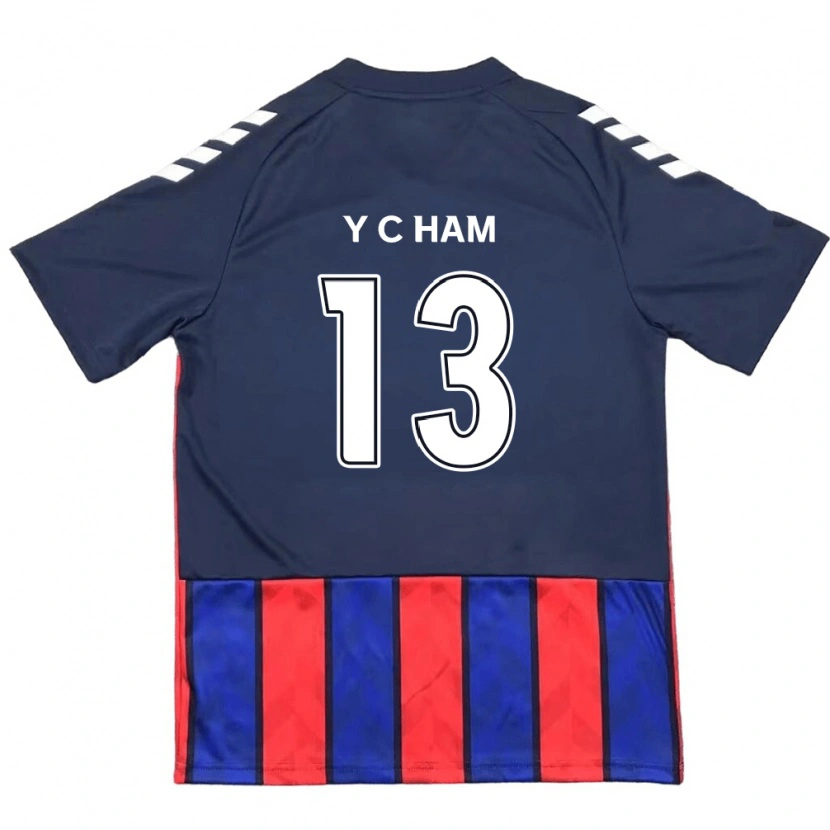 Danxen Dětské Young-Chan Ham #13 Smetanově Bílá Červená Domů Hráčské Dresy 2025/26 Dres