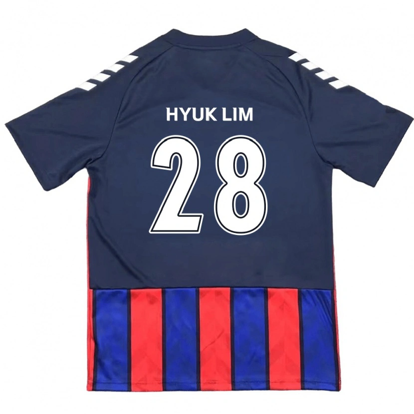 Danxen Dětské Hyuk Lim #28 Smetanově Bílá Červená Domů Hráčské Dresy 2025/26 Dres