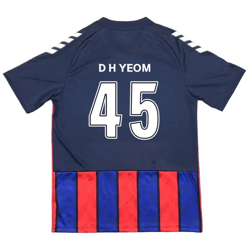 Danxen Dětské Do-Hyeon Yeom #45 Smetanově Bílá Červená Domů Hráčské Dresy 2025/26 Dres