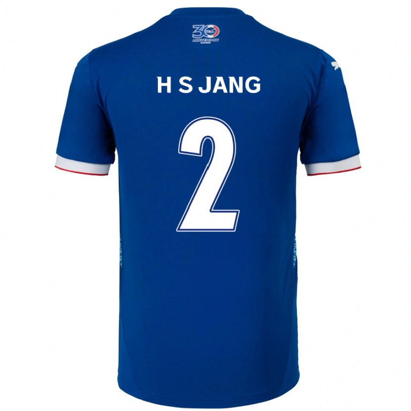 Danxen Dětské Seok-Hwan Jang #2 Bílá Královská Modrá Domů Hráčské Dresy 2025/26 Dres