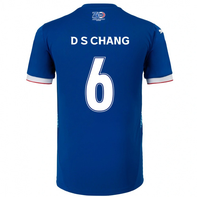 Danxen Dětské Se-Dong Chang #6 Bílá Královská Modrá Domů Hráčské Dresy 2025/26 Dres