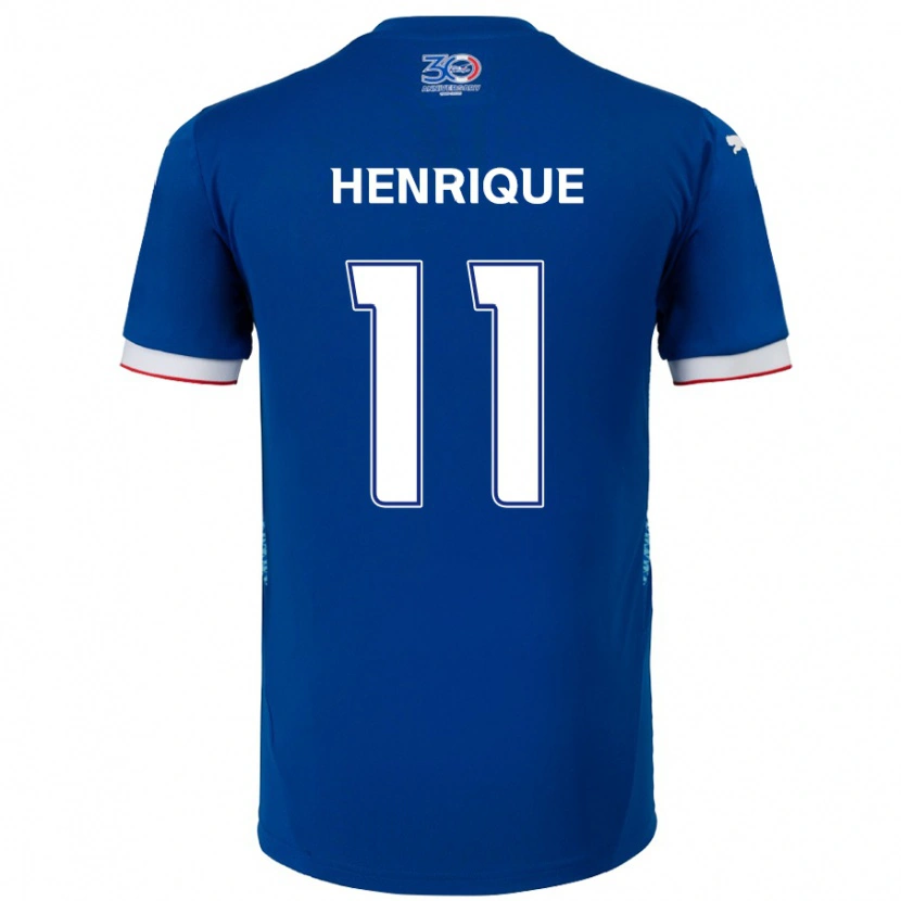 Danxen Dětské Paulo Henrique #11 Bílá Královská Modrá Domů Hráčské Dresy 2025/26 Dres