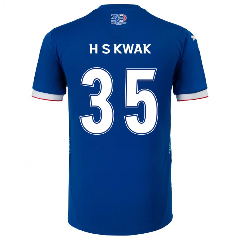 Danxen Dětské Sung-Hoon Kwak #35 Bílá Královská Modrá Domů Hráčské Dresy 2025/26 Dres