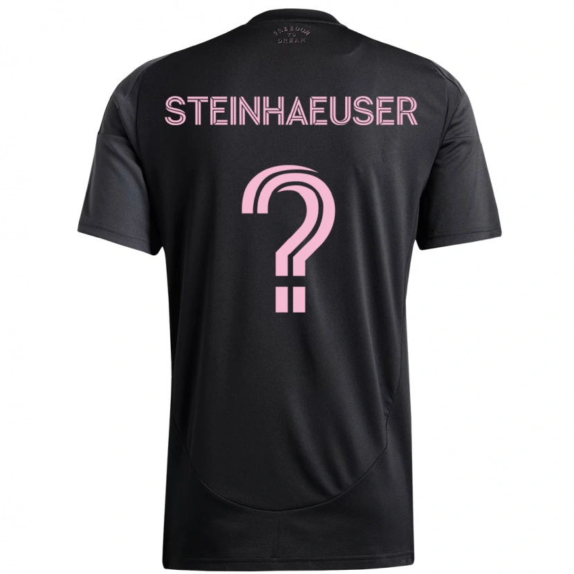 Danxen Dětské Marcus Steinhaeuser #0 Růžová Černá Daleko Hráčské Dresy 2025/26 Dres