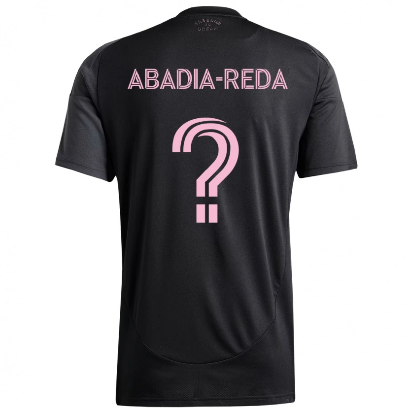 Danxen Dětské Ezequiel Abadia-Reda #0 Růžová Černá Daleko Hráčské Dresy 2025/26 Dres