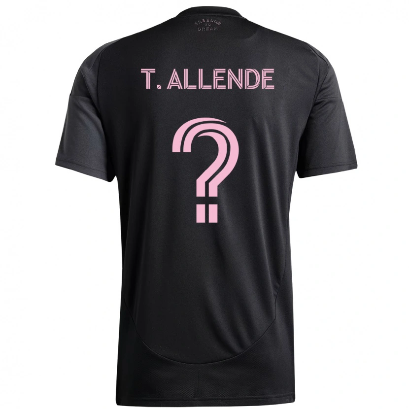 Danxen Dětské Tadeo Allende #0 Růžová Černá Daleko Hráčské Dresy 2025/26 Dres