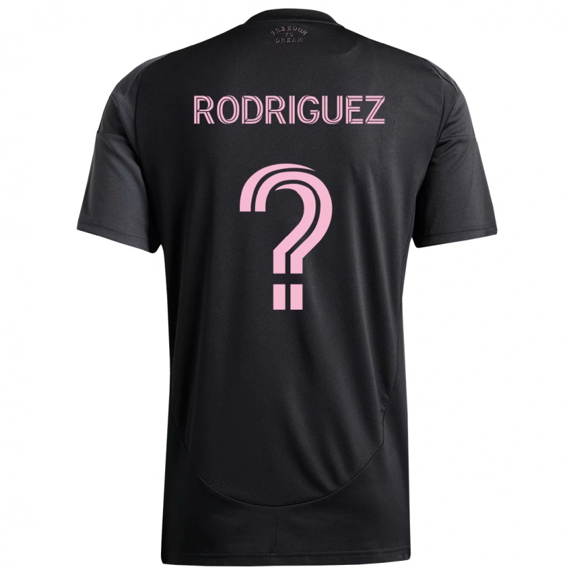 Danxen Dětské Emerson Rodríguez #0 Růžová Černá Daleko Hráčské Dresy 2025/26 Dres