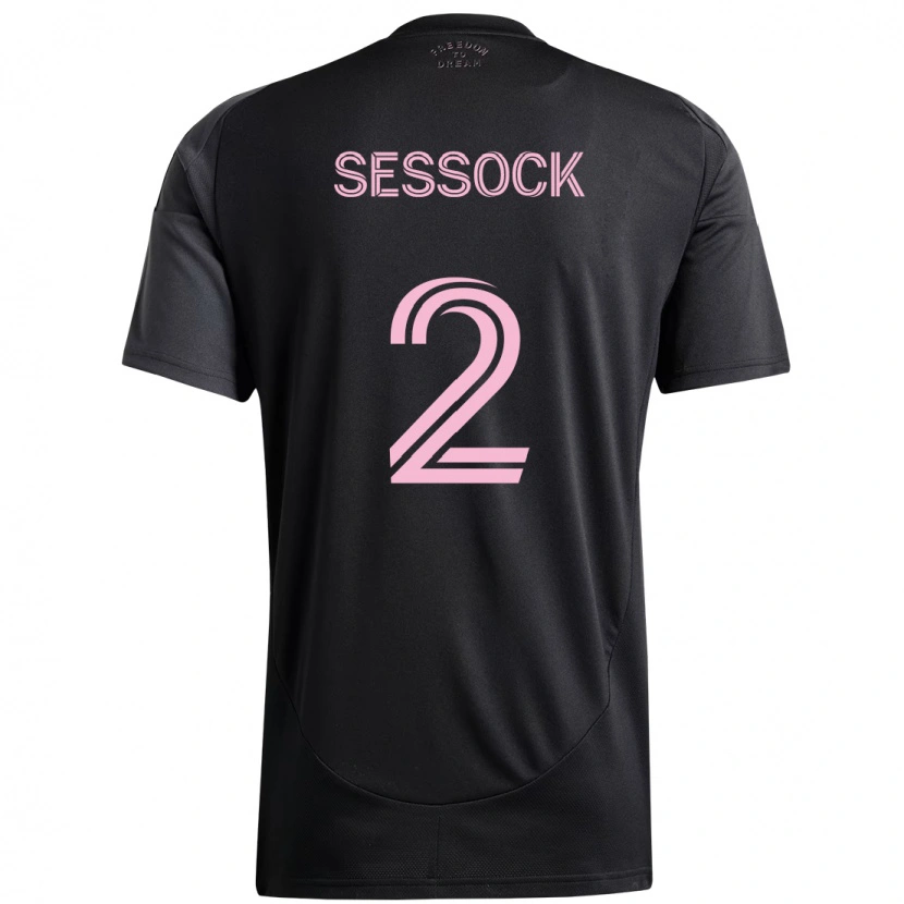 Danxen Dětské Nykolas Sessock #2 Růžová Černá Daleko Hráčské Dresy 2025/26 Dres