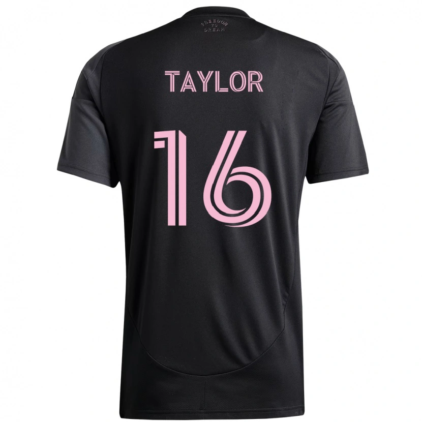Danxen Dětské Robert Taylor #16 Růžová Černá Daleko Hráčské Dresy 2025/26 Dres