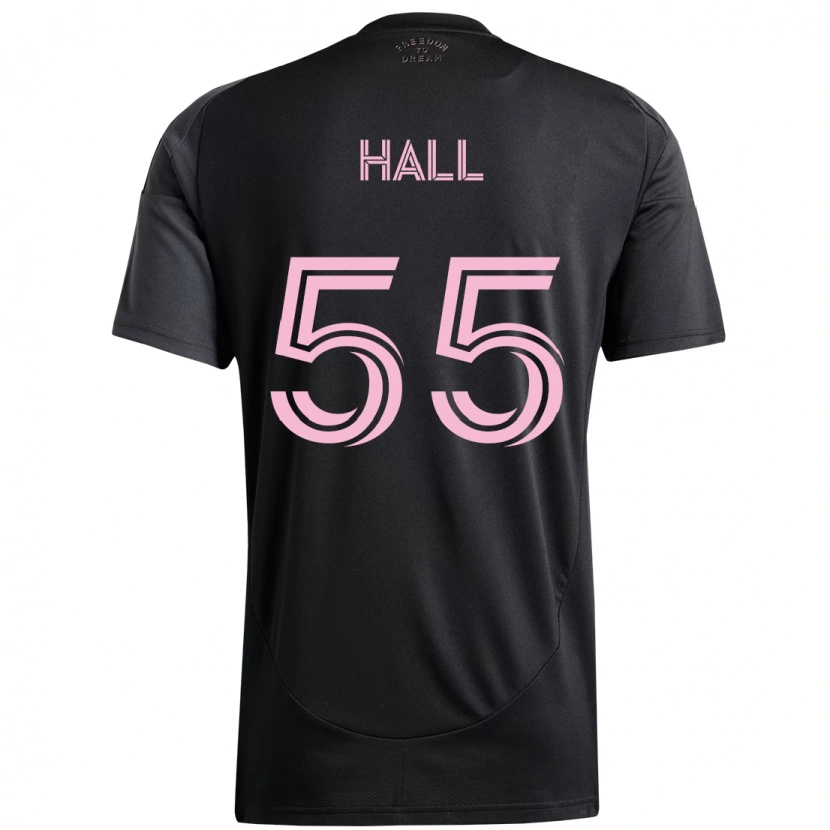 Danxen Dětské Tyler Hall #55 Růžová Černá Daleko Hráčské Dresy 2025/26 Dres