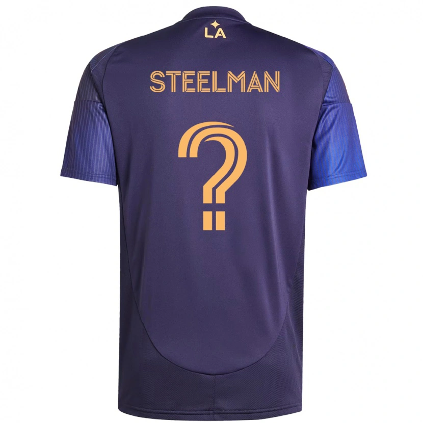 Danxen Dětské Maximus Steelman #0 Bílá Žlutá Daleko Hráčské Dresy 2025/26 Dres