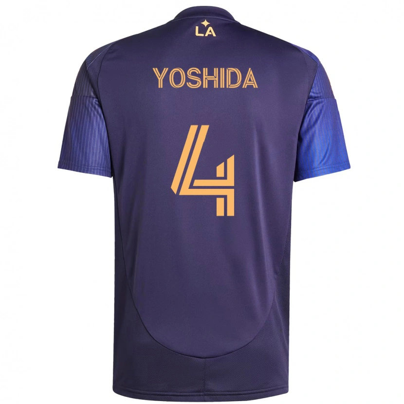 Danxen Dětské Maya Yoshida #4 Bílá Žlutá Daleko Hráčské Dresy 2025/26 Dres