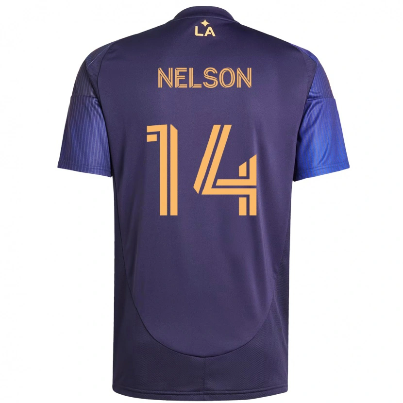 Danxen Dětské John Nelson #14 Bílá Žlutá Daleko Hráčské Dresy 2025/26 Dres