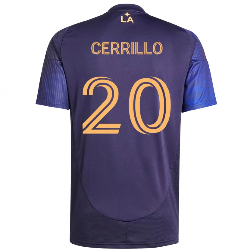 Danxen Dětské Edwin Cerrillo #20 Bílá Žlutá Daleko Hráčské Dresy 2025/26 Dres