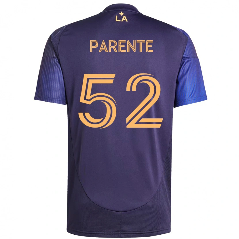 Danxen Dětské Isaiah Parente #52 Bílá Žlutá Daleko Hráčské Dresy 2025/26 Dres