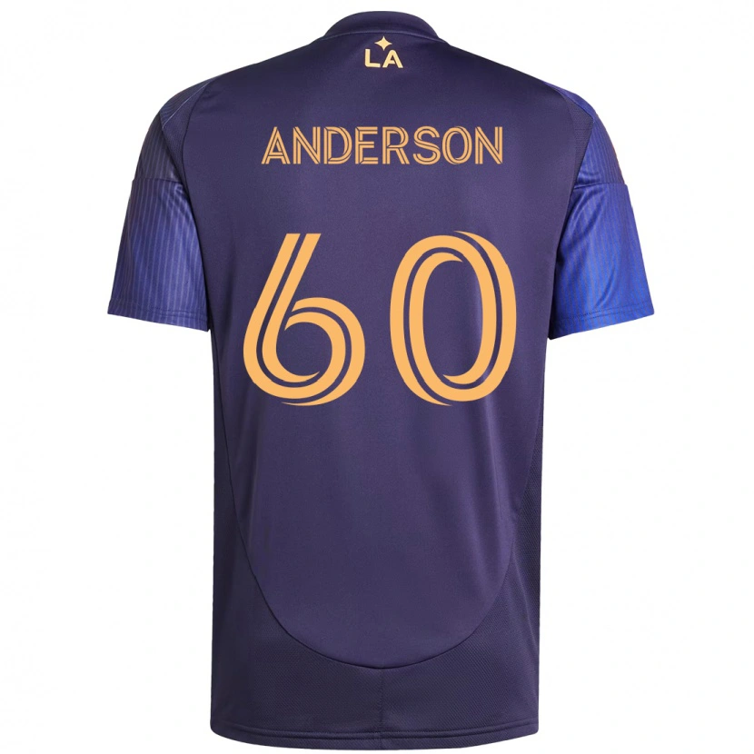 Danxen Dětské Nolan Anderson #60 Bílá Žlutá Daleko Hráčské Dresy 2025/26 Dres