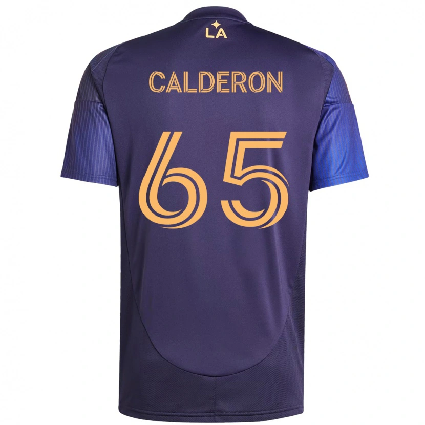 Danxen Dětské Juan Calderón #65 Bílá Žlutá Daleko Hráčské Dresy 2025/26 Dres