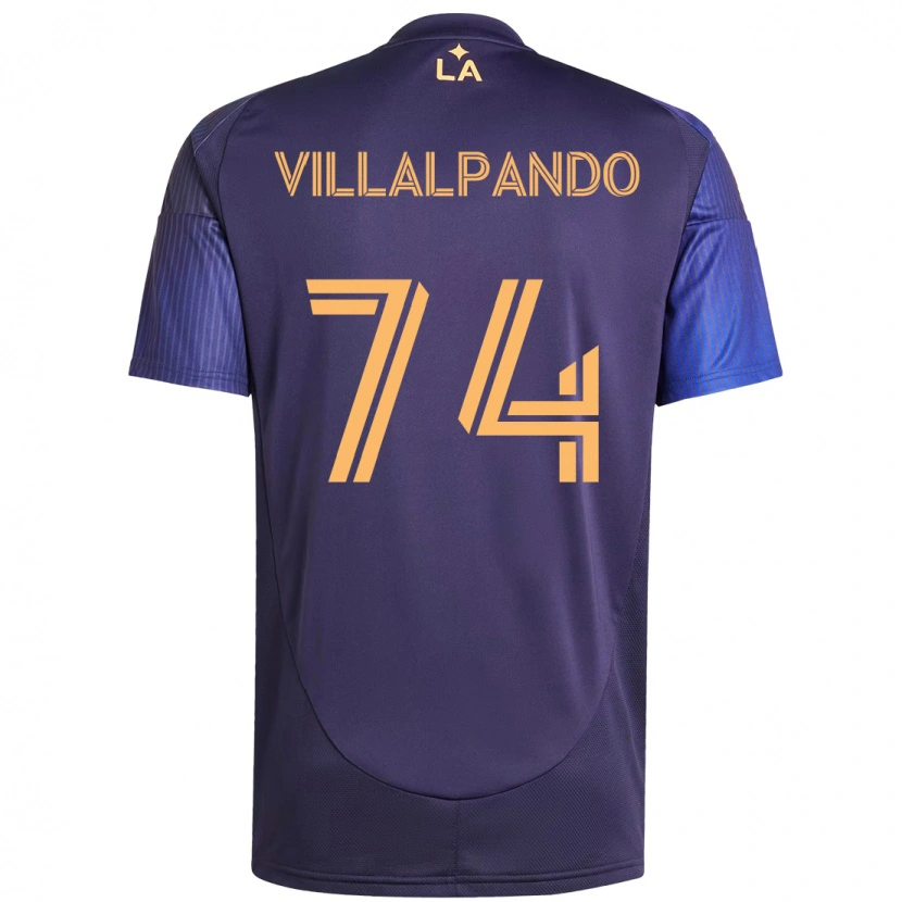 Danxen Dětské Sergio Villalpando #74 Bílá Žlutá Daleko Hráčské Dresy 2025/26 Dres
