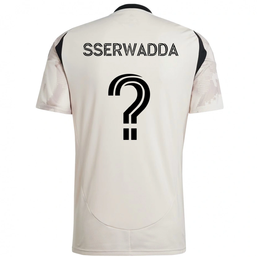 Danxen Dětské Steven Sserwadda #0 Červená Černá Daleko Hráčské Dresy 2025/26 Dres
